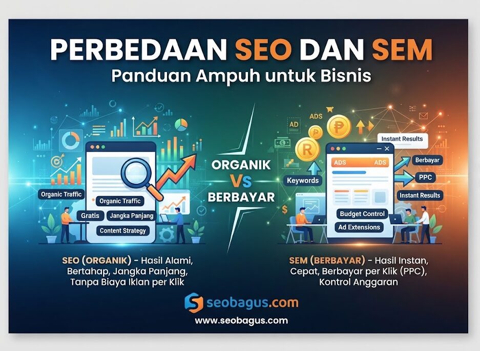 Perbedaan SEO dan SEM: Panduan Ampuh untuk Bisnis